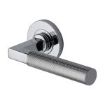 Heritage Brass - Signac Door Handle on Round Rose