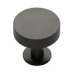 Heritage Brass - Knurled Disc Cabinet Knob with Rose