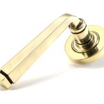 Avon Round Lever on Rose Set (Plain)