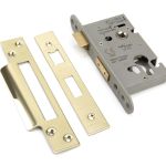 PVD 2½" Euro Profile Sash Lock
