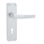 Aluminium Contract SAA Door Handles on Back Plate