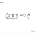 Anvil 5pin Euro Cylinder/Thumbturn