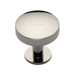 Heritage Brass - Domed Disc Cabinet Knob with Rose