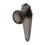 Heritage Brass - Broadway Door Knob on Plate