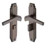Heritage Brass - Tiffany Door Handle on Plate