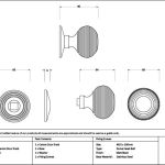 Beehive Centre Door Knob