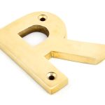 From the Anvil Polished Brass Letter
