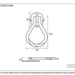 From The Anvil Pear Shaped Door Knocker