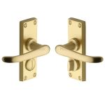 Heritage Brass - Windsor Short Door Handle on Plate