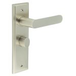 Burlington Kensington Door Handles On Back Plate with Turn & Release