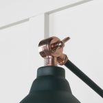Smooth Copper Brindley Wall Light in Dingle