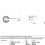 Avon Round Lever on Rose Set (Beehive) - Unsprung