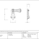Anvil Beehive Escutcheon