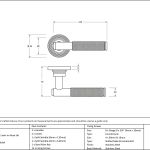 Anvil Brompton Lever on Rose Set (Beehive)