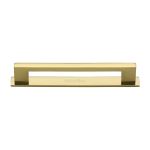 Heritage Brass - Metro Cabinet Pull Handle with Plate