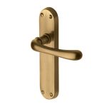Heritage Brass - Luna Door Handle on Plate
