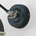 Hammered Nickel Brindley Wall Light in Dingle