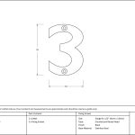 From The Anvil Black Numeral