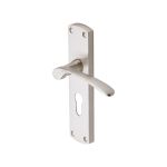 Heritage Brass - Diplomat Door Handle on Plate