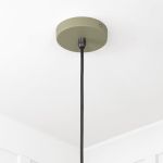 Smooth Nickel Flora Pendant in Tump