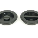 Anvil Art Deco Round Pull - Privacy Set