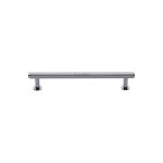 Heritage Brass - Knurled Cabinet Pull Handle with Rose