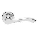 Polished Chrome Serozzetta Style Lever on Round Rose