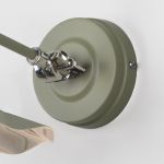 Smooth Nickel Flora Wall Light in Tump