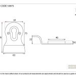 Anvil Euro Door Pull
