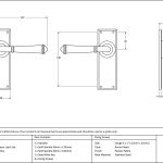 From The Anvil Regency Lever on Backplate Set