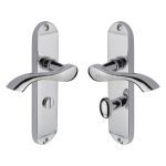 Heritage Brass - Algarve Door Handle on Plate