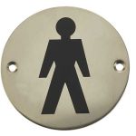 Stainless Steel Male Symbol