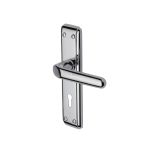 Heritage Brass - Deco Door Handle on Plate