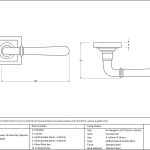 From The Anvil Newbury Lever on Rose Set (Square)