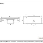 From The Anvil Square Ended Sash Pulley 75kg