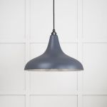 Smooth Nickel Frankley Pendant in Slate