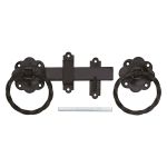 Twisted Ring Handle Gate Latch Sets - 6"