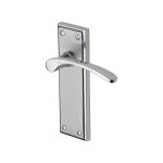 Heritage Brass - Hilton Door Handle on Plate