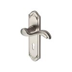 Heritage Brass - Lisboa Door Handle on Plate