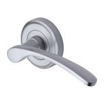 Heritage Brass - Sophia Door Handle on Round Rose