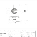 Avon Round Lever on Rose Set (Beehive) - Unsprung
