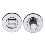 Heritage Brass - Round Knurled Bathroom Turn & Release