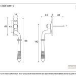 From The Anvil Reeded Espagnolette