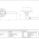 Anvil Newbury Lever on Rose Set - Unsprung