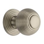 Heritage Brass - Reeded Cabinet Knob with Base