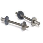 Satin SS (304) 100mm Back to Back Fixings for T Bar (2)