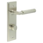 Burlington Piccadilly Knurled Door Handles On Back Plate with Turn & Release