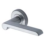 Sorrento - Lugano Door Handle on Round Rose
