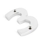 From The Anvil Polished Chrome Numeral