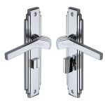 Heritage Brass - Tiffany Door Handle on Plate
